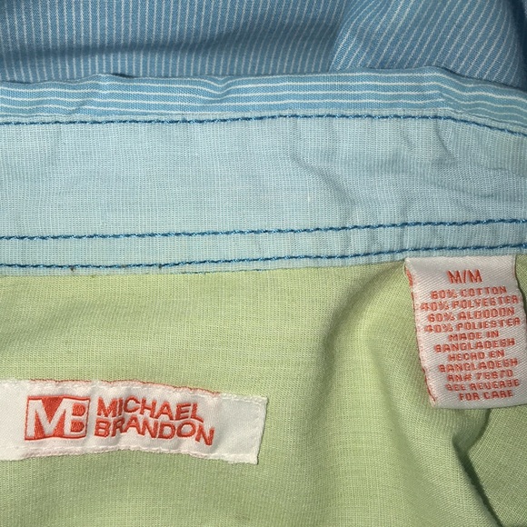 Michael Brandon long sleeve shirt SIZE M - Picture 8 of 8
